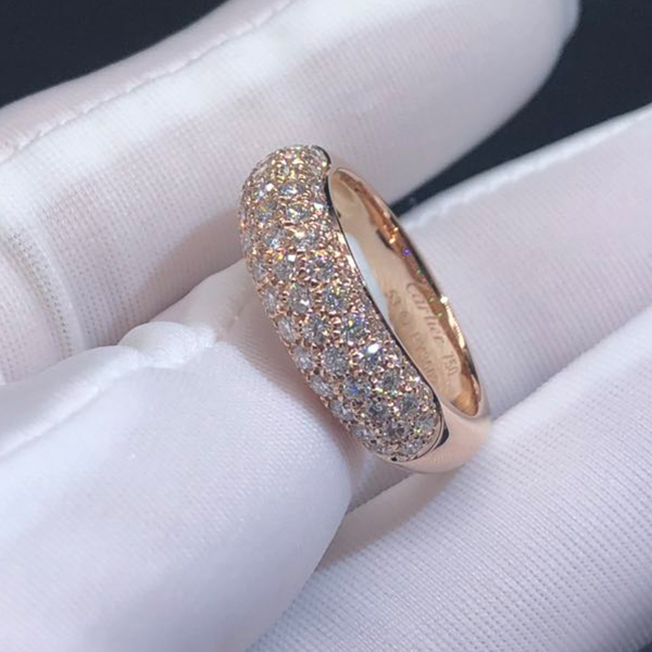 Cartier 18k Rose Gold Étincelle de Cartier Diamond Ring B4091200