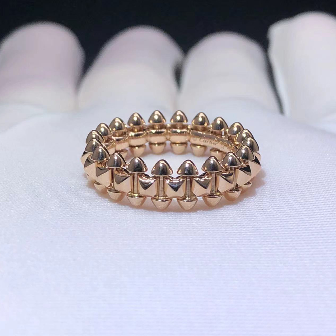 Cartier Pure 18K Rose Gold Small Mode Clash De Cartier 6.4mm Band Ring B4229800