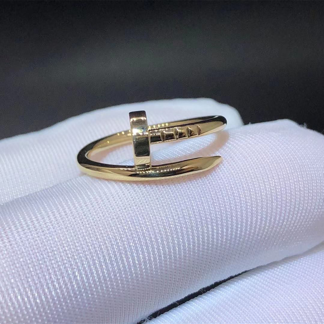 Cartier Solid 18k Yellow Gold Juste Un Clou Small Model Nail Ring B4225900