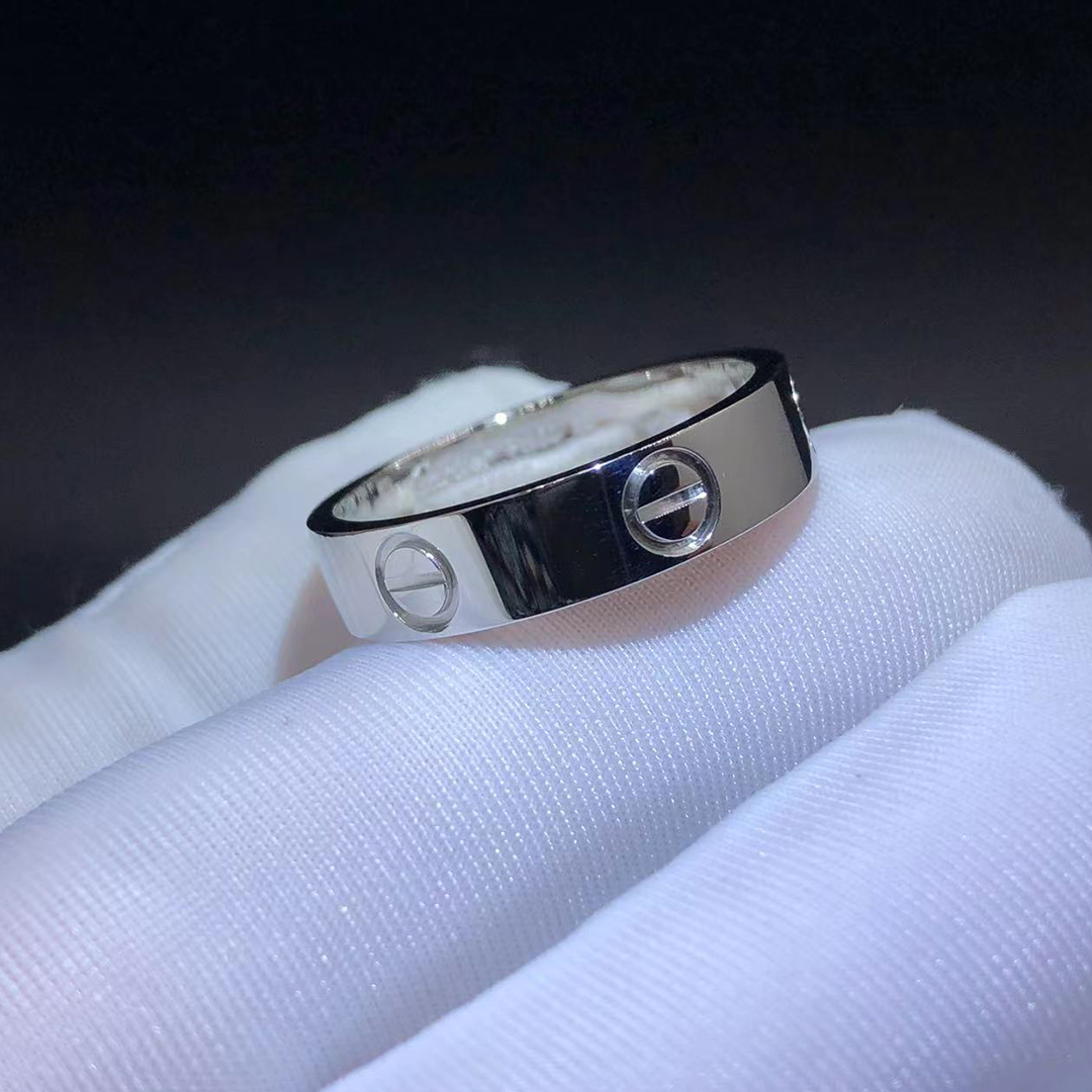 Cartier Platinum 5.5mm Love Wedding Band Ring B4084900