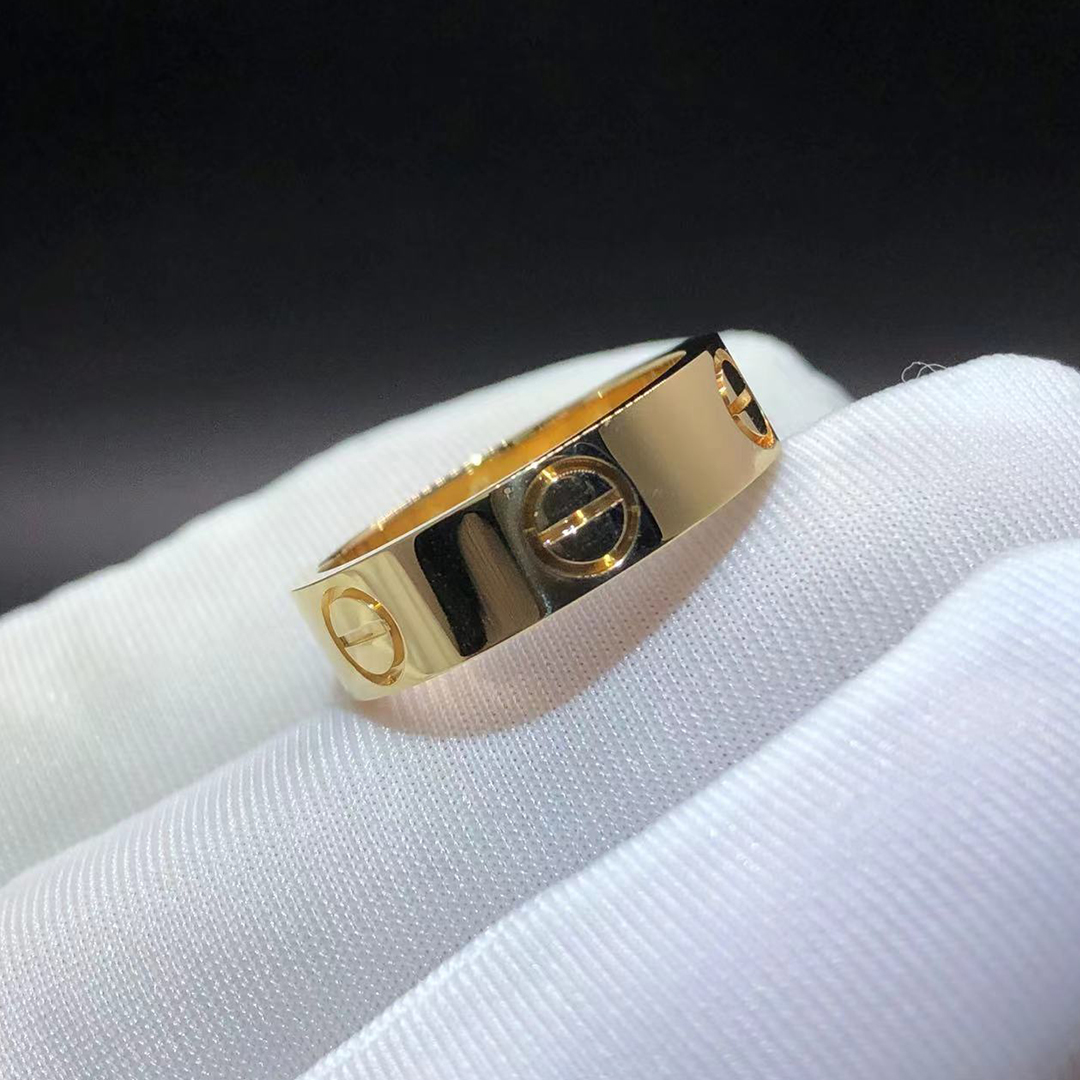 Cartier Solid 18k Yellow Gold 5.5mm Love Ring B4084600