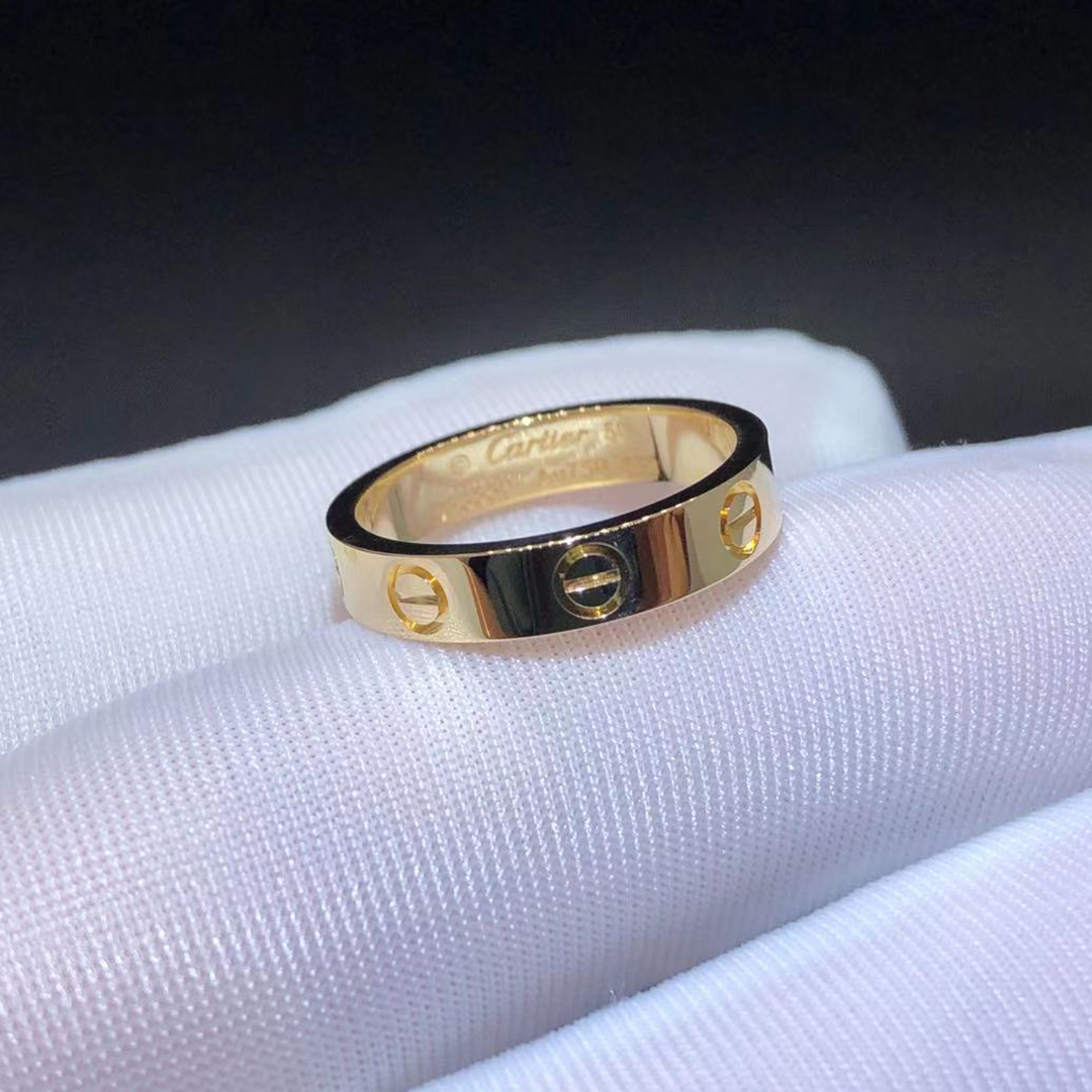 Cartier Solid 18k Yellow Gold LOVE Wedding Band 3.6mm Ring B4085000