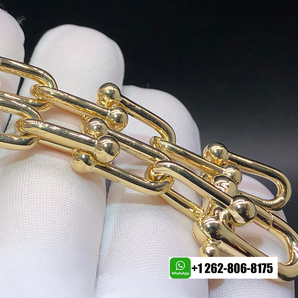 Tiffany & Co. City HardWear Large Link 18K Yellow Gold Bracelet 60153072