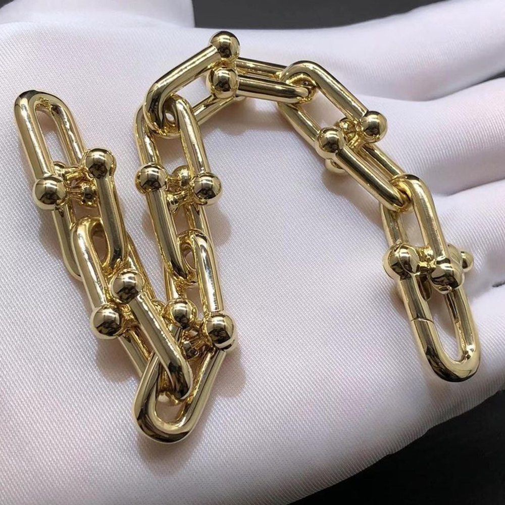 Tiffany & Co. City HardWear Large Link 18K Yellow Gold Bracelet 60153072