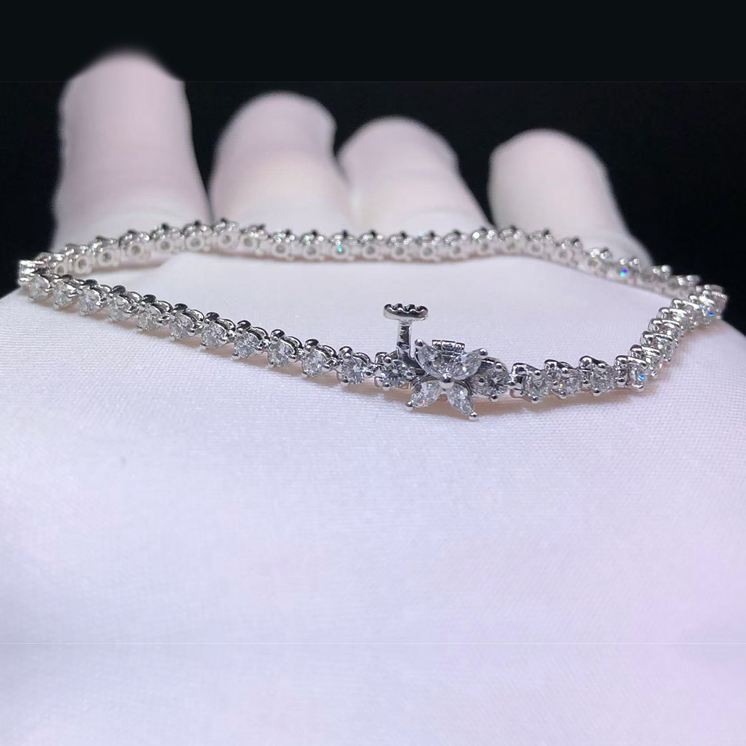 Tiffany & Co. Victoria Tennis Platinum Diamonds Bracelet 60088602