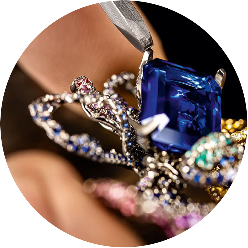 Custom Made Gemstones Jewelry