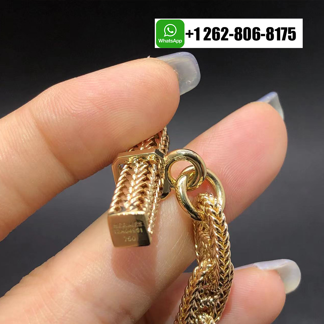 Hermes Chaine D’Ancre Toggle Link Solid 18k Yellow Gold Bracelet