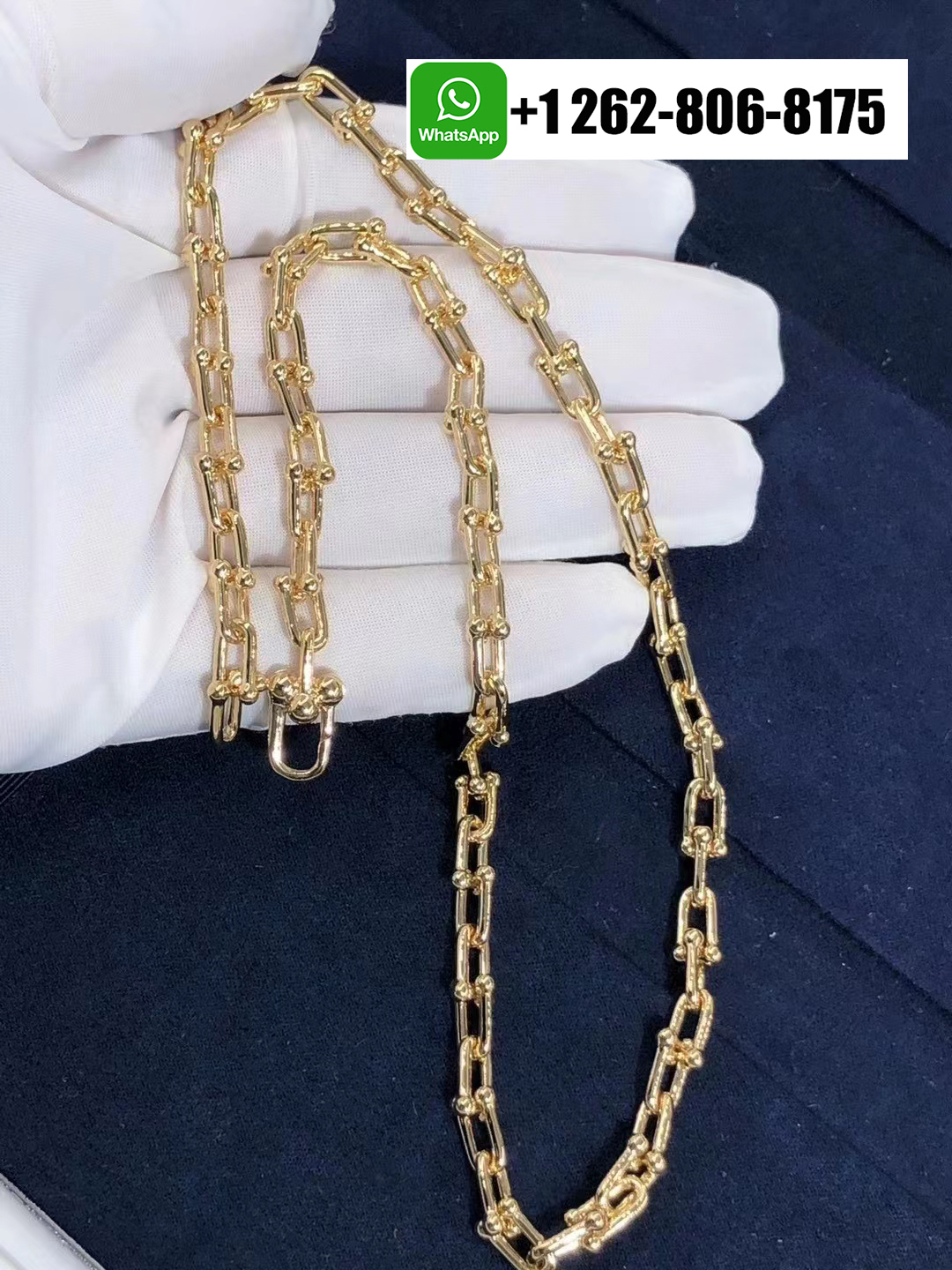 Tiffany & Co. HardWear Solid 18k Yellow Gold Small Links Necklace 60153062