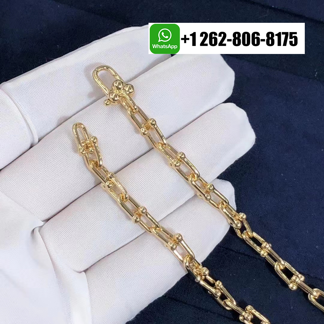 Tiffany & Co. HardWear Solid 18k Yellow Gold Small Links Necklace 60153062