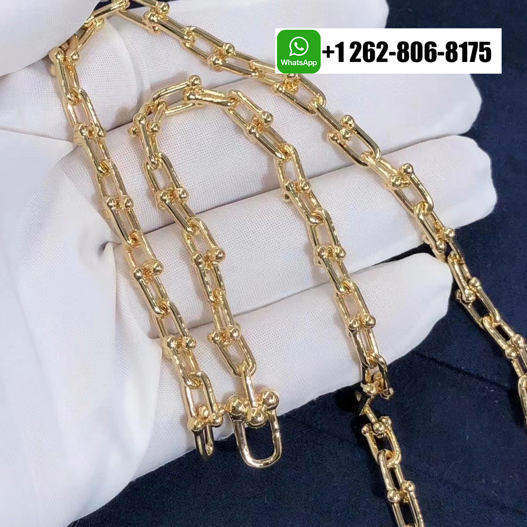 Tiffany & Co. HardWear Solid 18k Yellow Gold Small Links Necklace 60153062