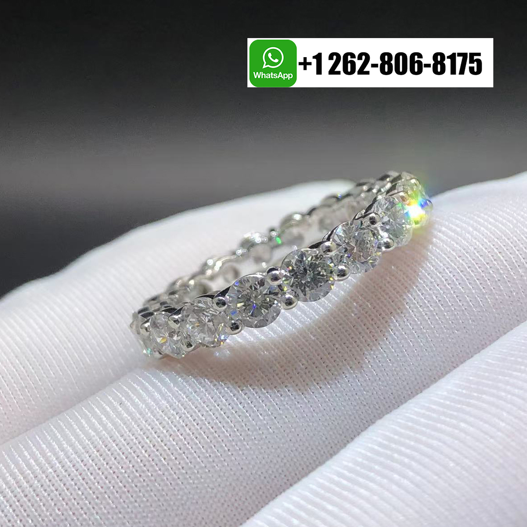 Tiffany & Co. Platinum Forever Full Circle Diamond 3.7mm Band Ring 15263318