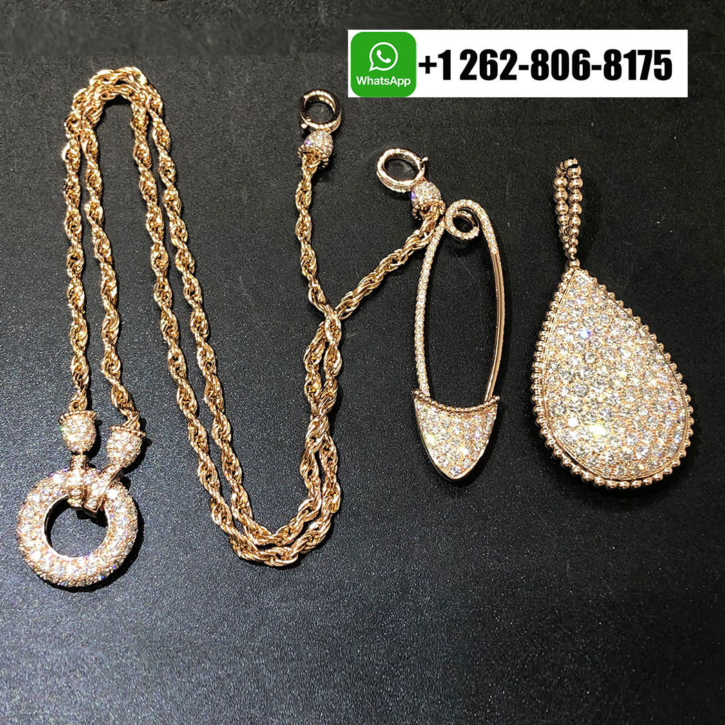 Boucheron Serpent Bohème Diamond 18k Rose Gold XXL Motif Necklace JCL00931M