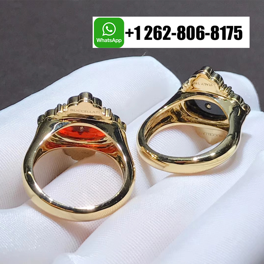 Buccellati Opera 18k Yellow Gold Gemstones Ring