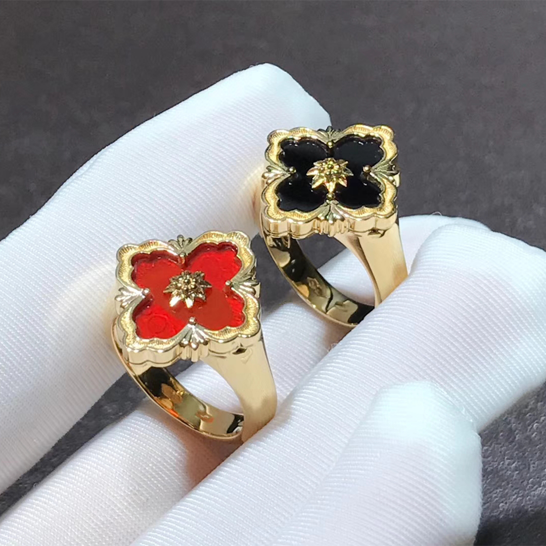 Buccellati Opera 18k Yellow Gold Gemstones Ring