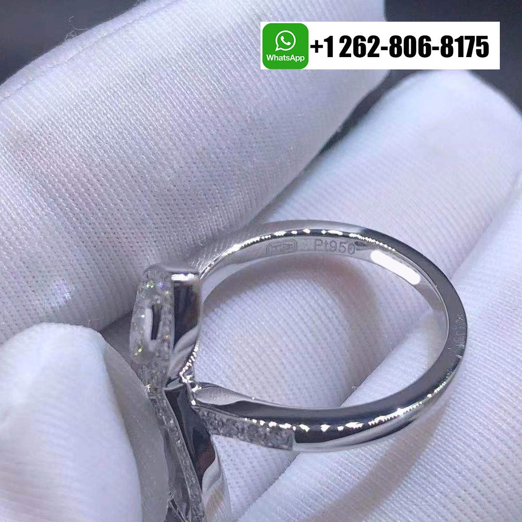 Harry Winston Lily Cluster Diamond Platinum Large Motif Ring FRDPMQRFLC