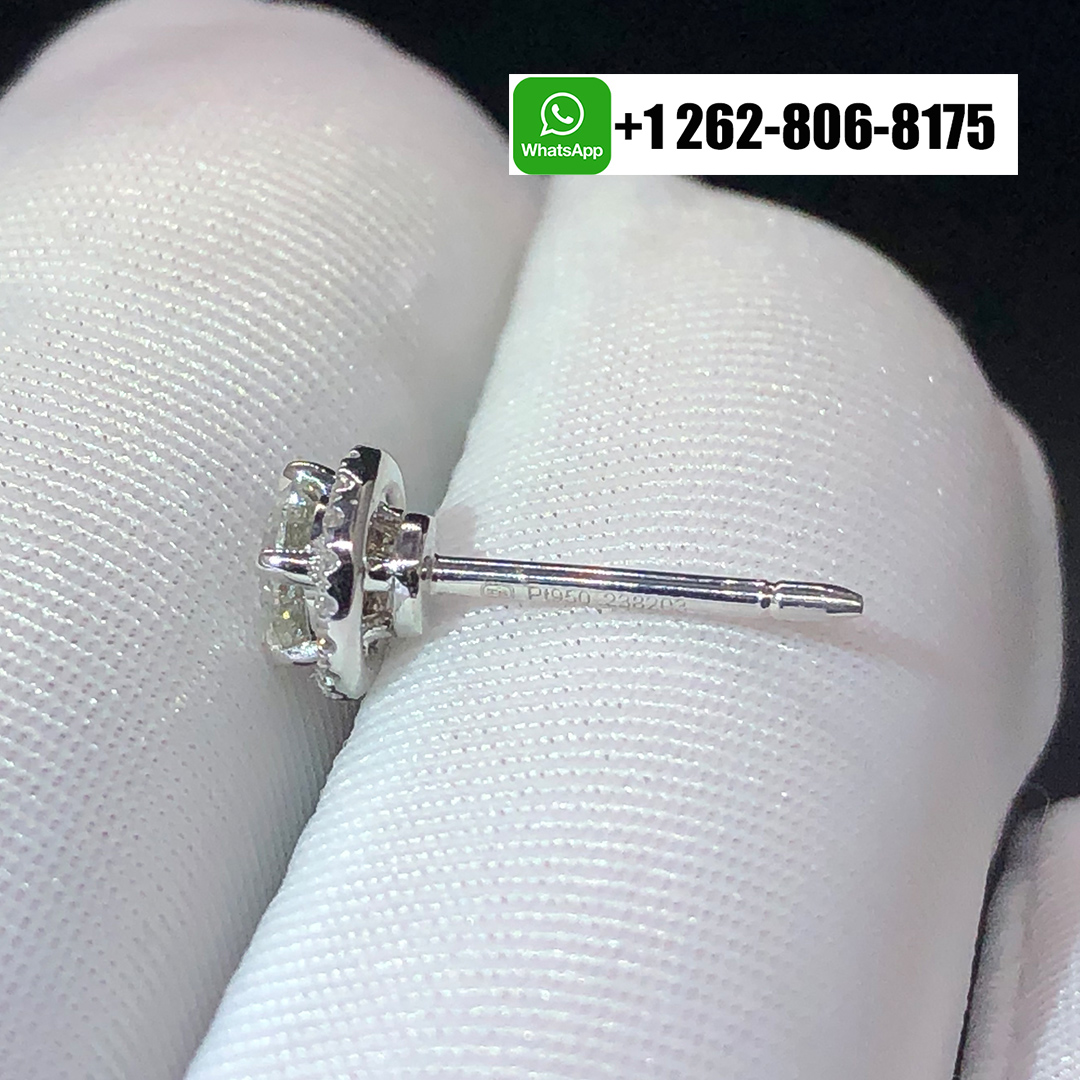 Harry Winston Platinum 0.5ct Round Brilliant Diamond Micropavé Earstuds ESDPRD010MIC