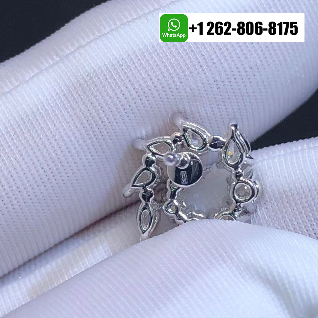 Harry Winston Platinum Garland Cluster Large Diamond Earrings EADPCLLGOC