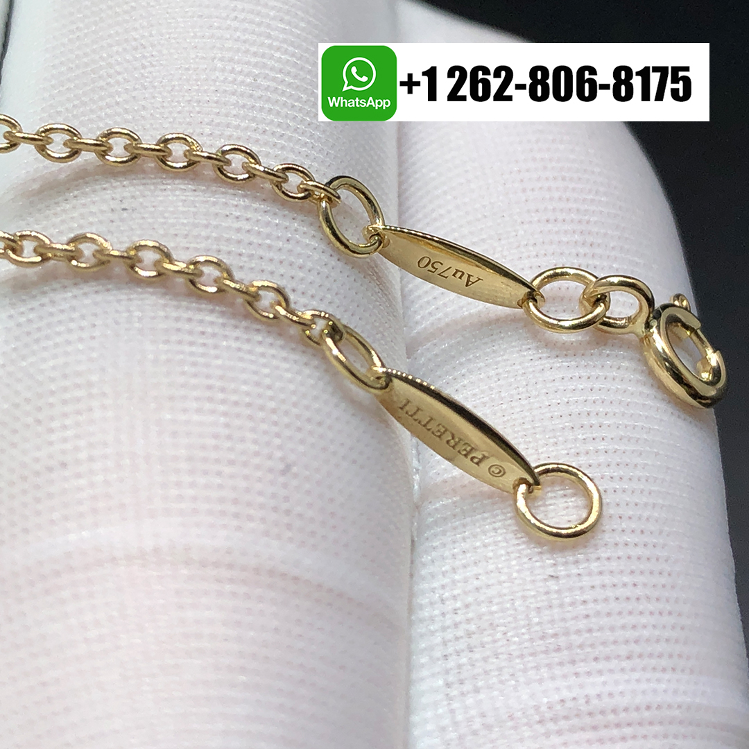 Tiffany & Co. 18K Yellow Gold Elsa Peretti Diamonds by the Yard Sprinkle 72 Inches Long Necklace 71285022