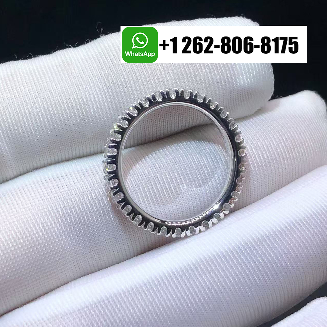 Cartier Etincelle de Cartier Platinum Pave Diamond 2.6mm Wedding Band Ring B4087100