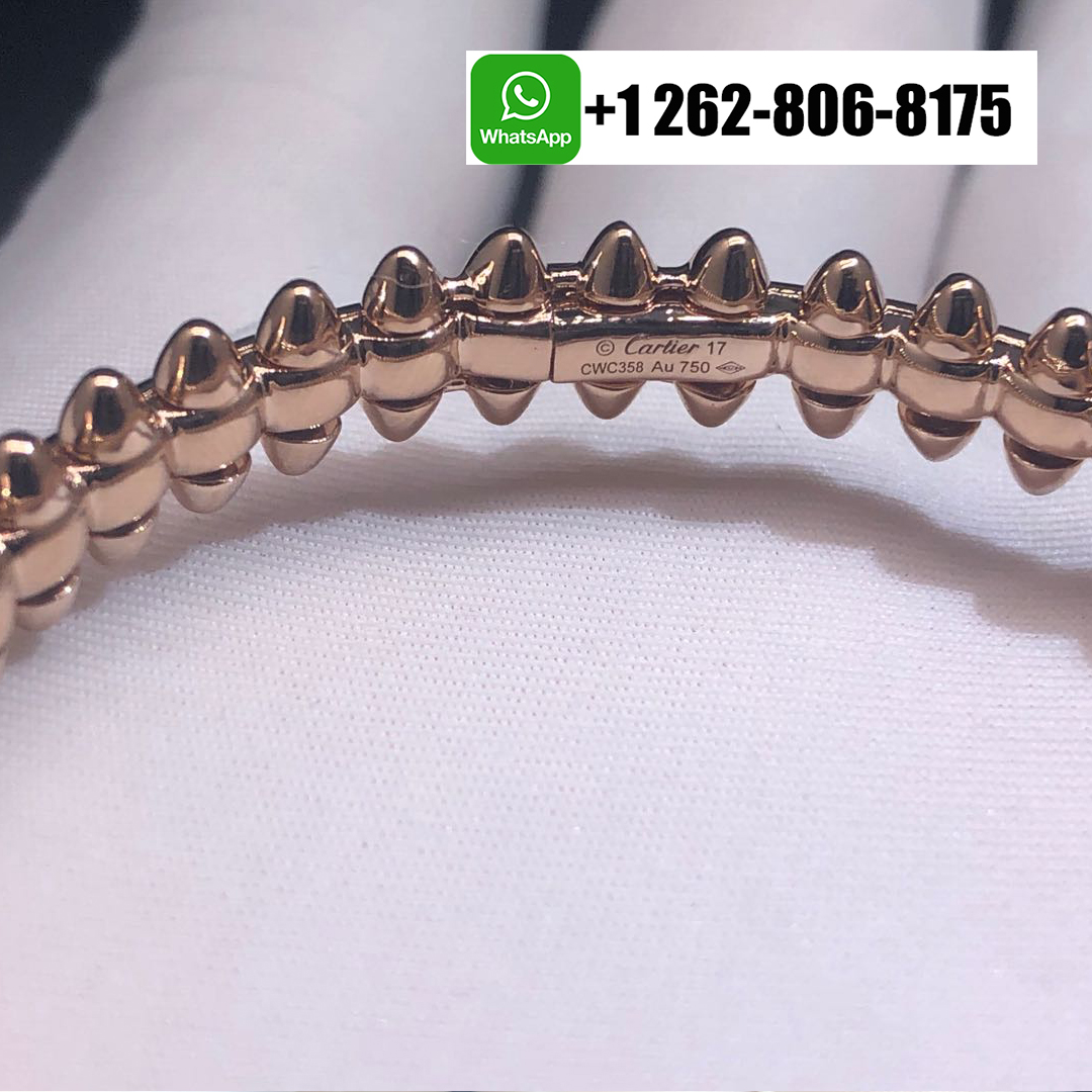 Cartier Clash de Cartier Medium Model Bracelet in Pure 18k Rose Gold B6065217