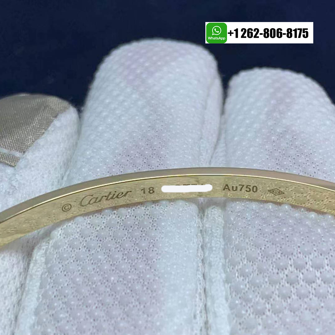 Cartier LOVE Small Model Bracelet Solid 18K Yellow Gold B6047517