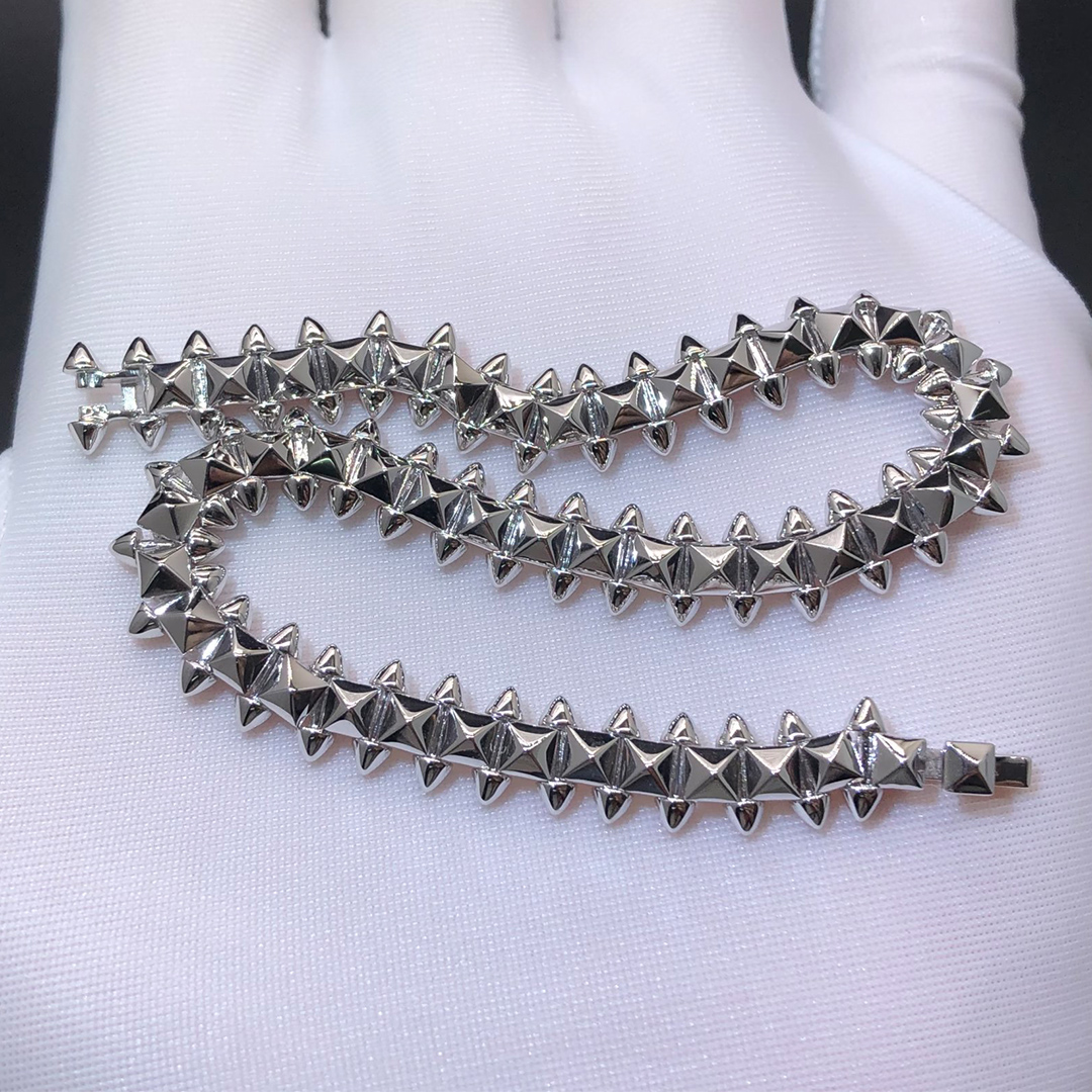 Cartier Pure 18k White Gold Medium Model Clash de Cartier Flexible Bracelet N6719617