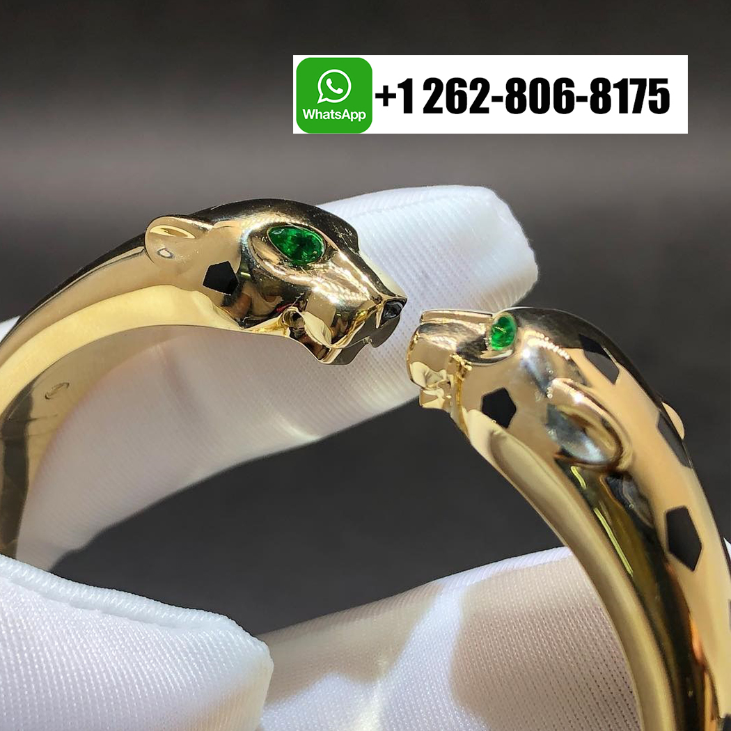 Cartier Pure 18k Yellow Gold Panthère de Cartier Double Panthere Heads Bracelet N6719217