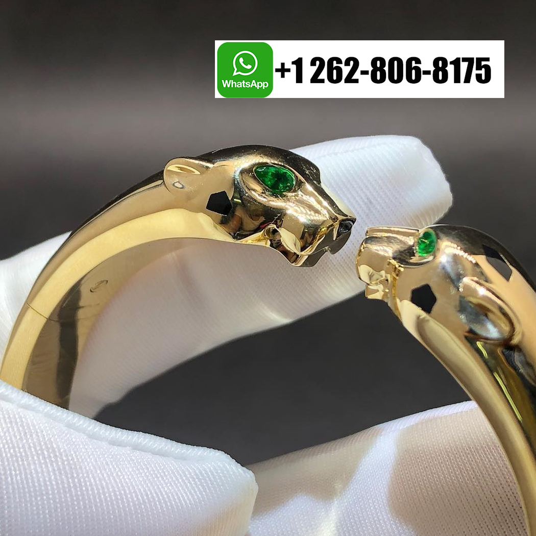 Cartier Pure 18k Yellow Gold Panthère de Cartier Double Panthere Heads Bracelet N6719217