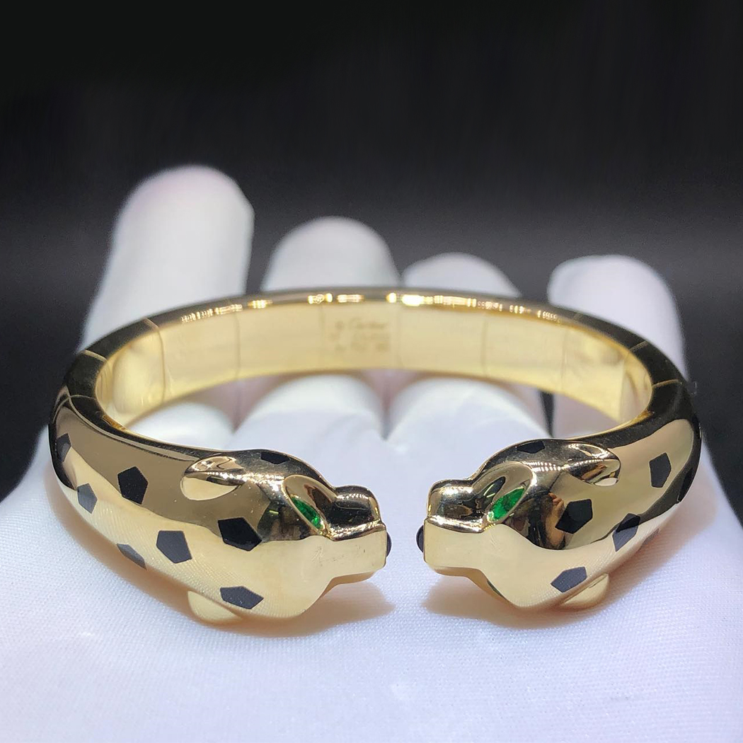 Cartier Pure 18k Yellow Gold Panthère de Cartier Double Panthere Heads Bracelet N6719217