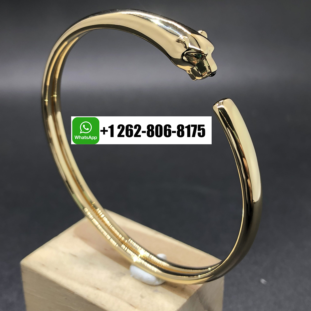 Catier Pure 18K Yellow Gold Panthere De Cartier Small Model Bracelet B6078317