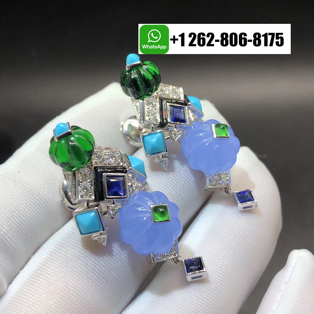 Cartier Sixième Sens Par Cartier Creative Collection Gemstones High Jewelry Earrings H8000894