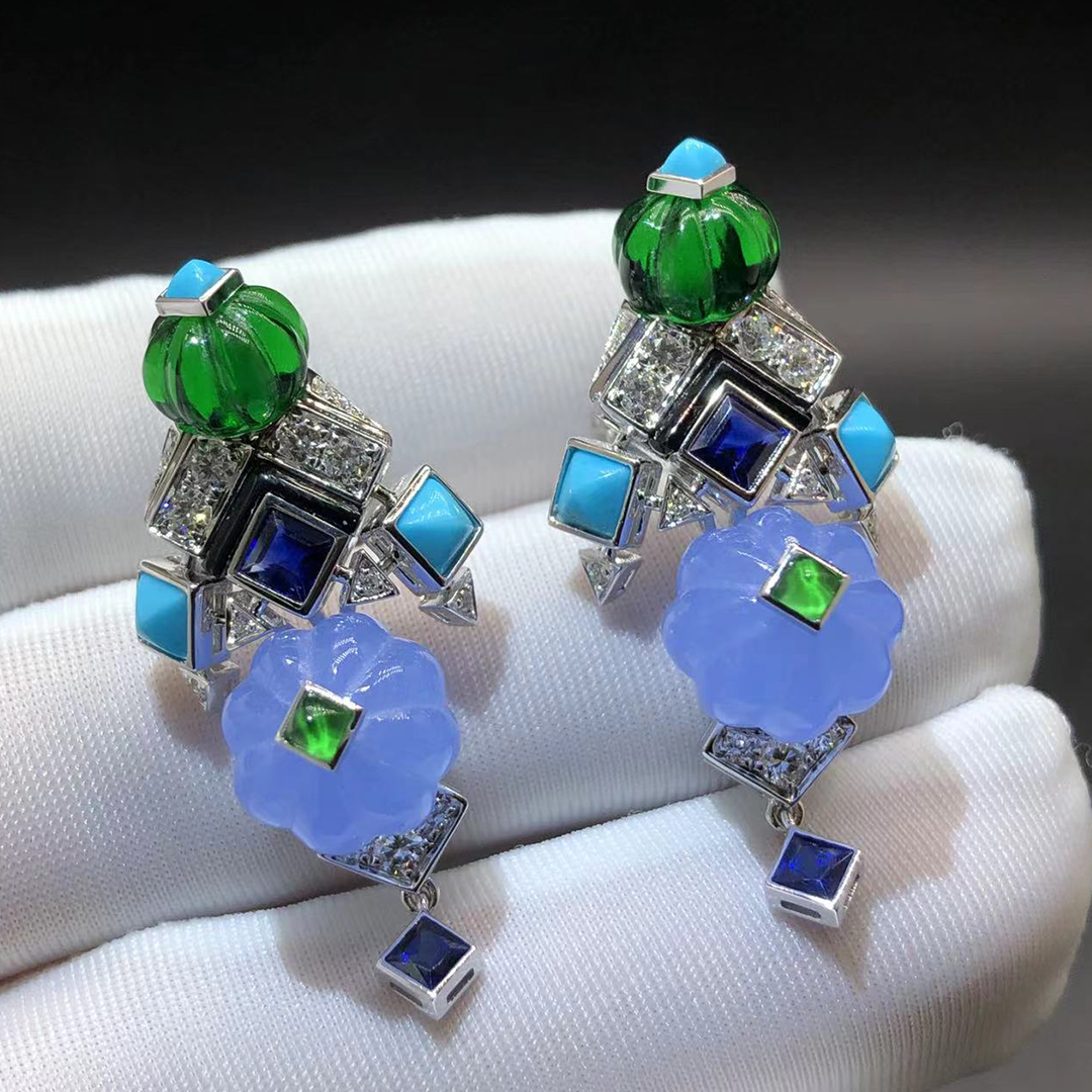 Cartier Sixième Sens Par Cartier Creative Collection Gemstones High Jewelry Earrings H8000894